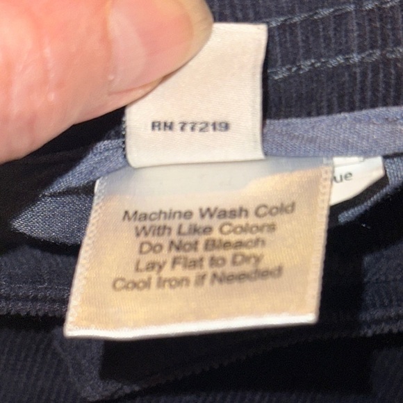 Joseph Abboud Dark Blue Corduroy Pants - Picture 8 of 8